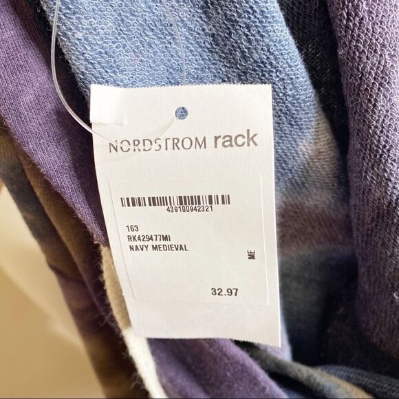 Zella Sweatshirt Tie Dye Crop Hoodie Medium - Picture 9 of 9